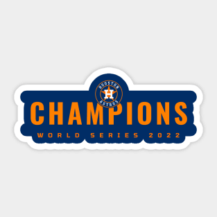 Houston Astroooos 10 champs Sticker